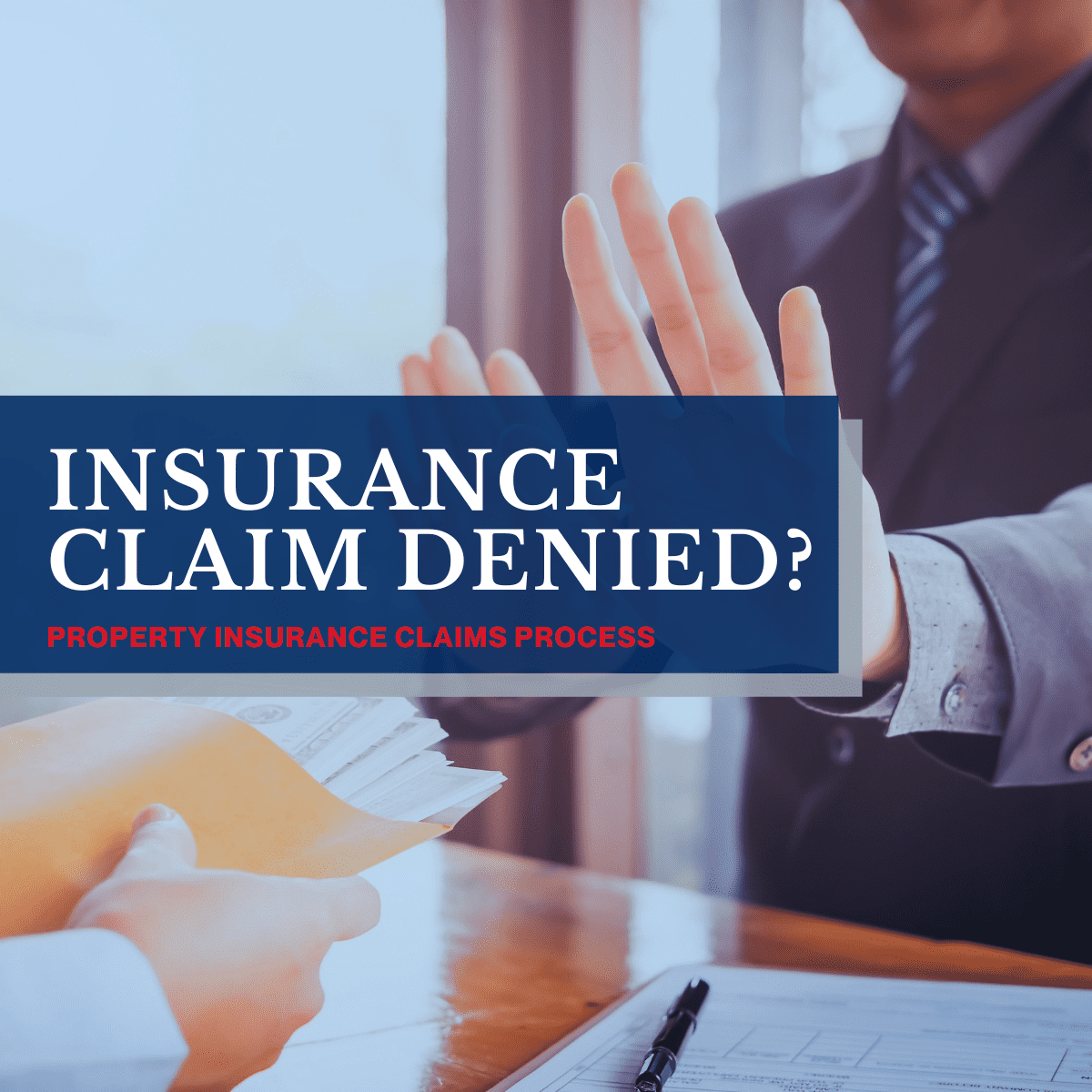 how to fix a denied property damage insurance claim